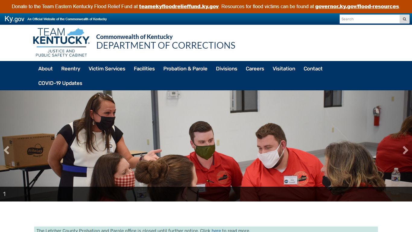 Welcome - Department of Corrections
